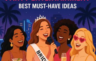 Generate an eye-catching high-quality featured image prompt for a blog post about Miami Bacheloret | Hot Party Stripper